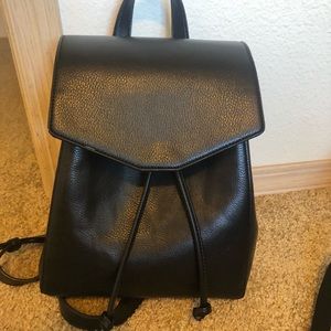 faux leather backpack